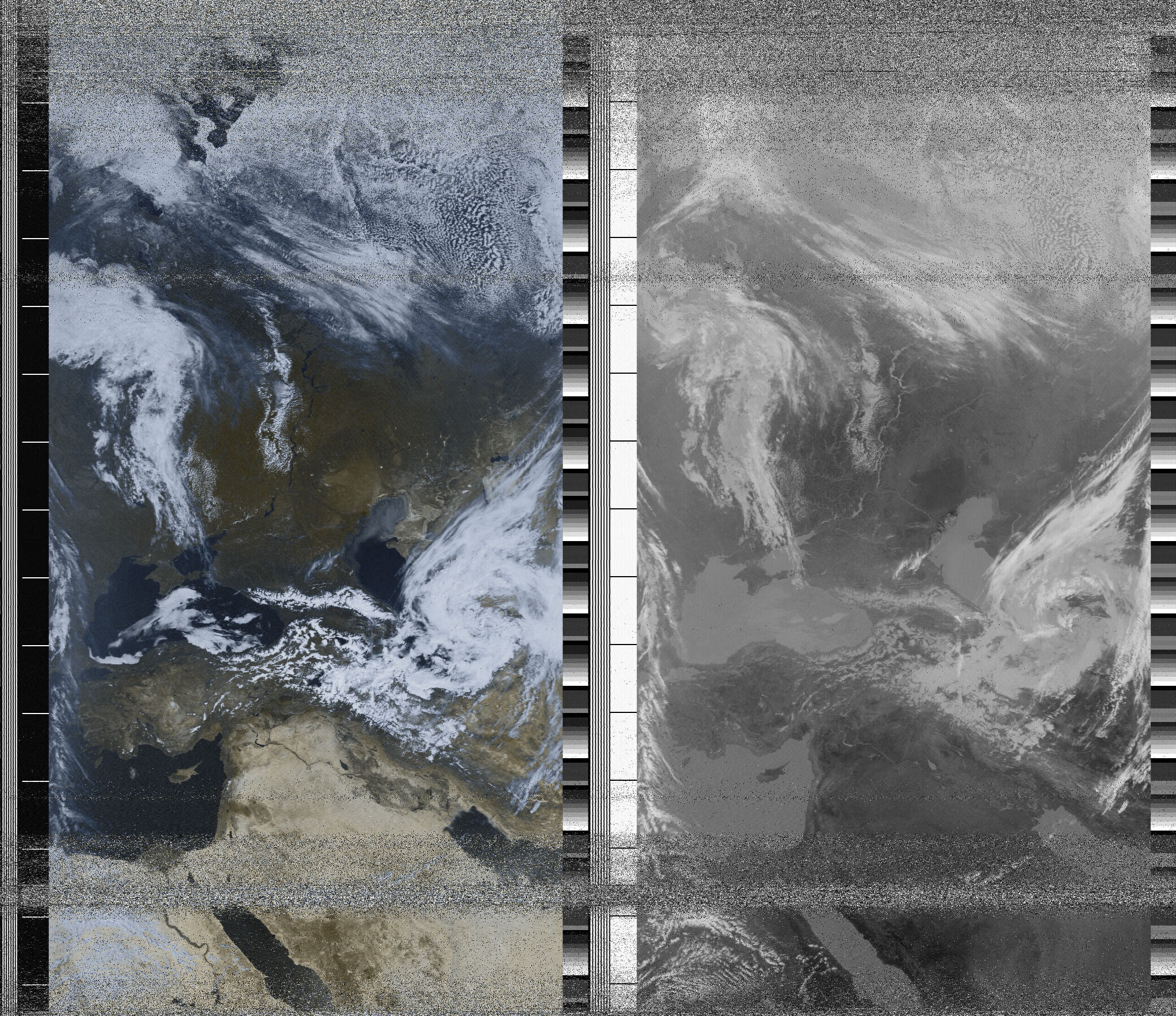"Зображення з супутника NOAA 18"