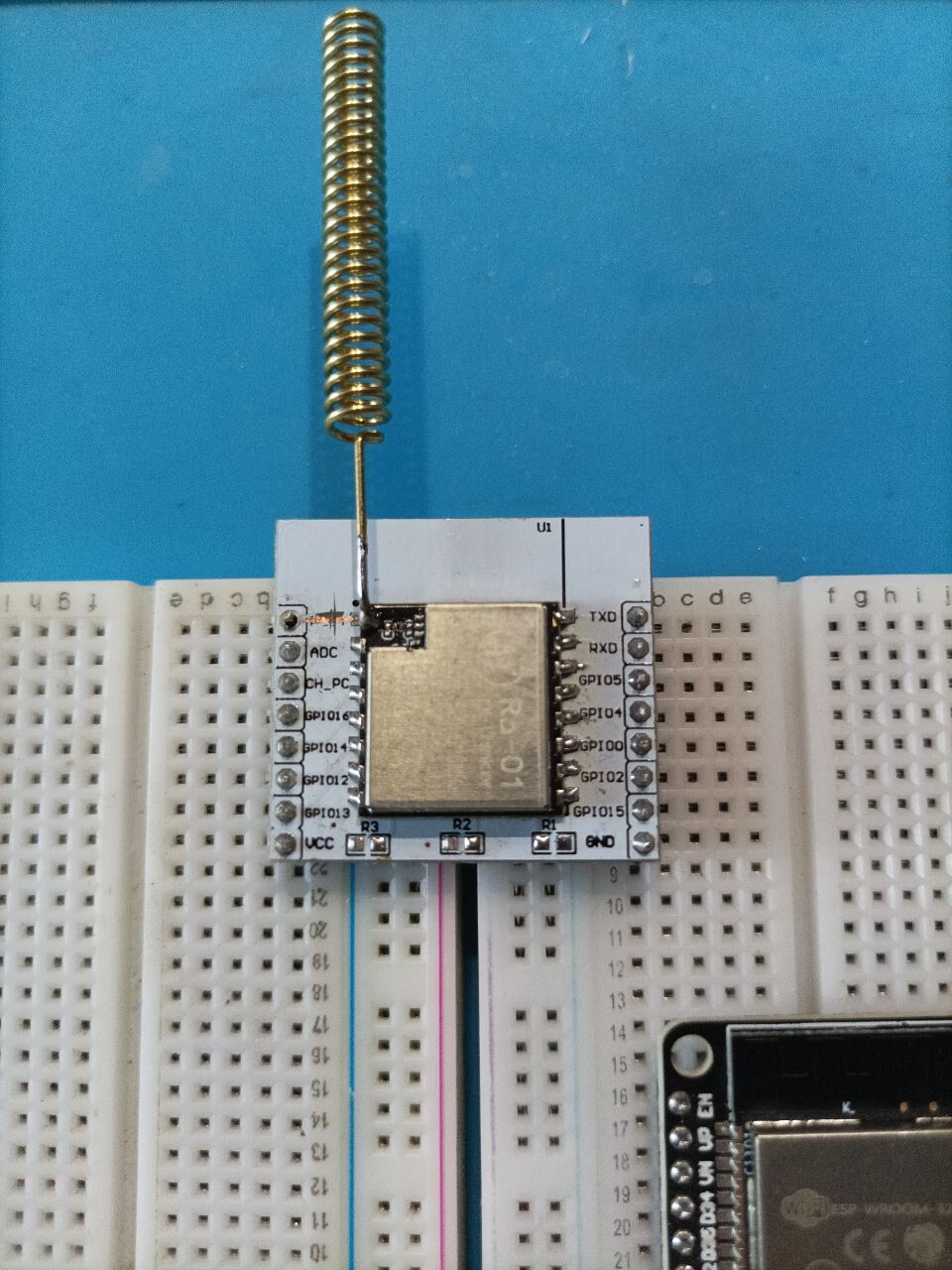 Ra-01 на платі для ESP-12