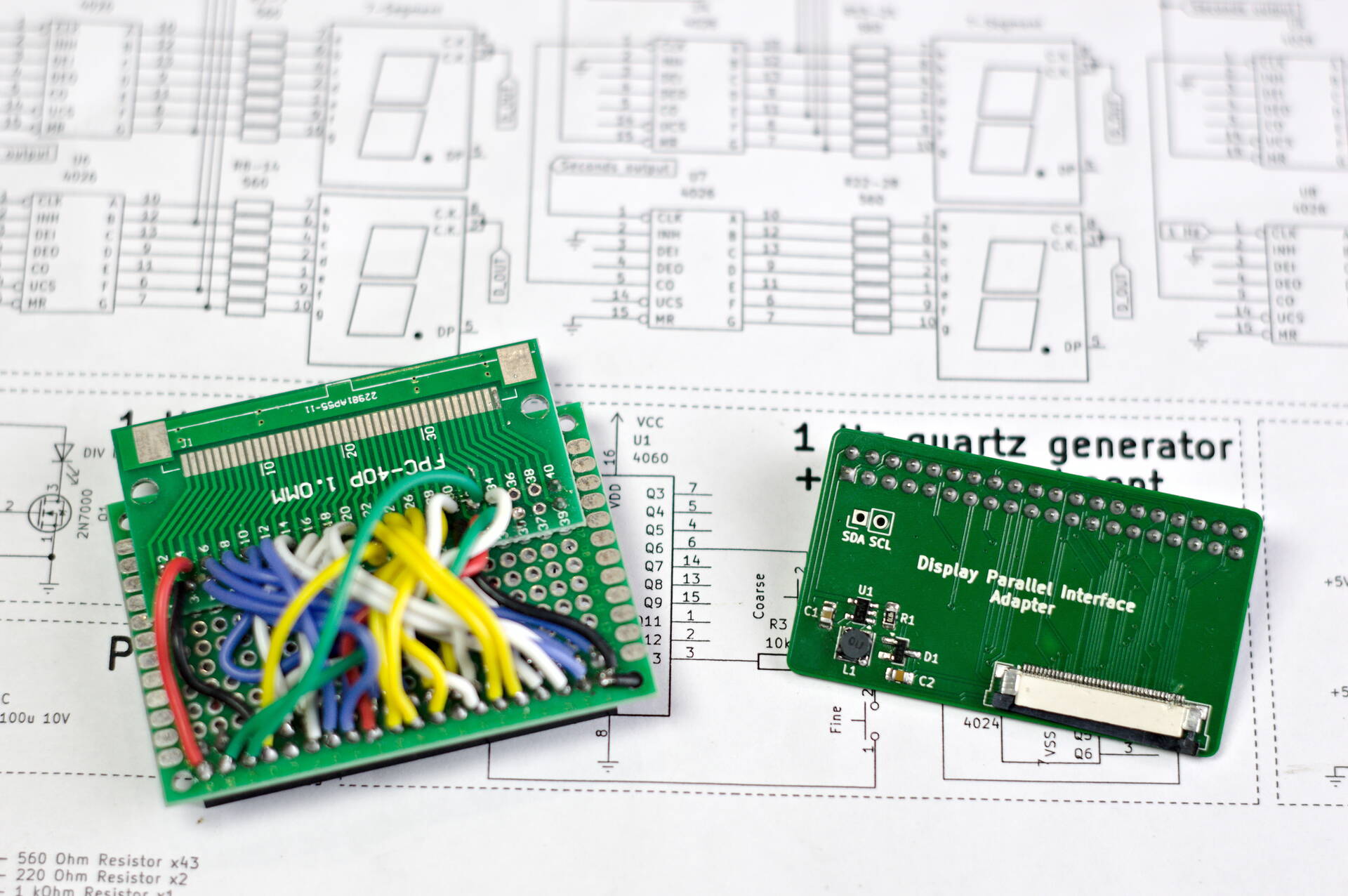 Прототип, і готова плата