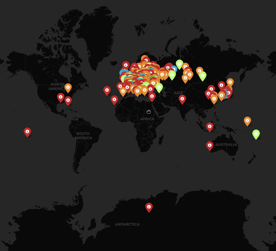 Мапа сигналів FT8 Мапа сигналів FT8